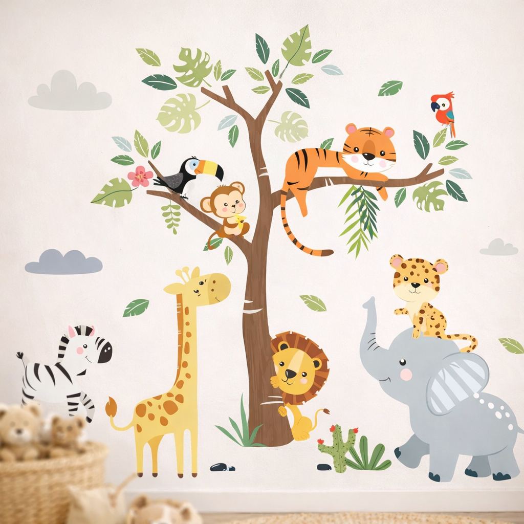 safari nursery wall stickers